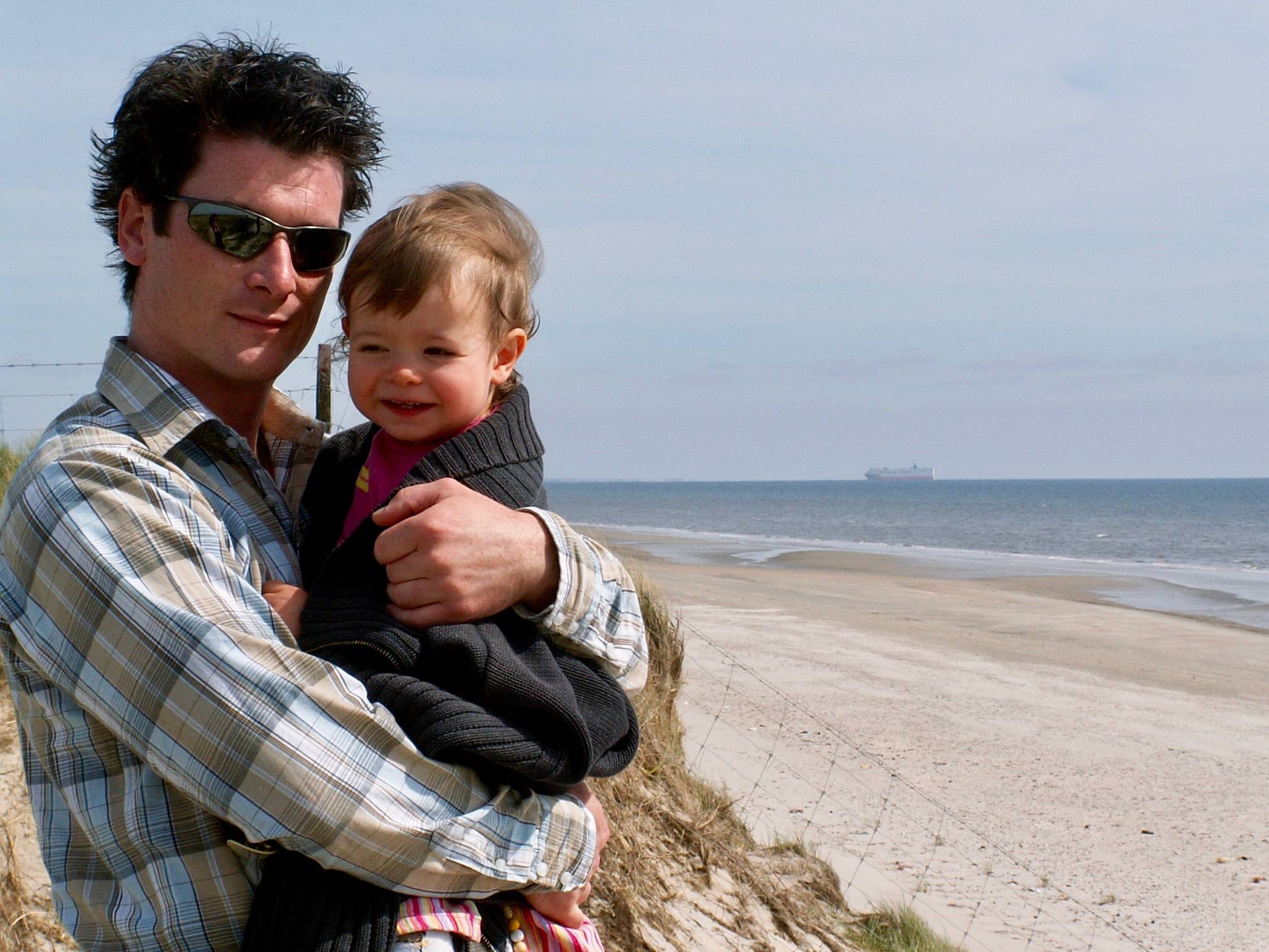 Vater mit Tochter Lynn